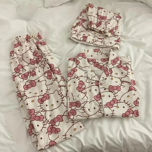 Hello Kitty Pijama de 3 piezas