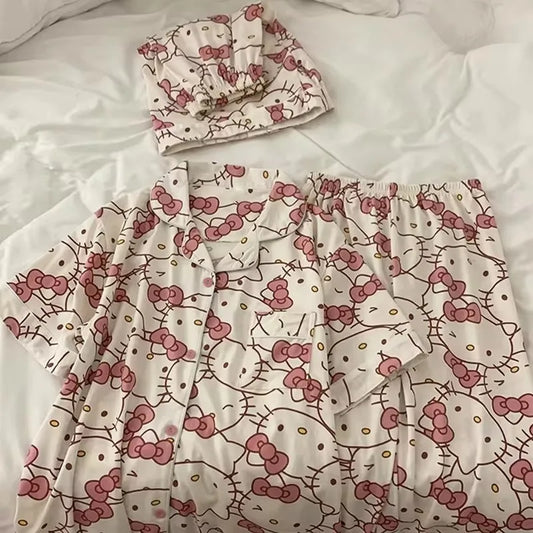 Hello Kitty Pijama de 3 piezas